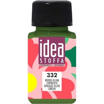 Maimeri Idea Stoffa farby na textil 332 opaque olive green 60 ml
