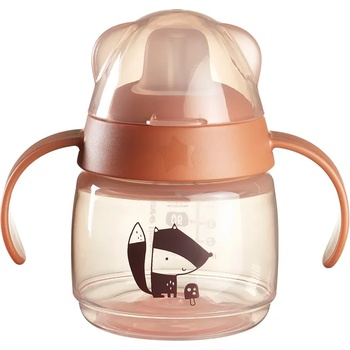 Tommee Tippee Неразливаща се чаша с мек накрайник Tomme Tippee - Soft Spout, Лисиче, 190 ml (TT.0286)