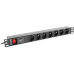 Lanberg PDU-07E-0200-IEC-BK 2m