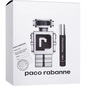 Paco Rabanne Phantom подаръчен комплект: EDT 100 ml + EDT 20 ml за мъже