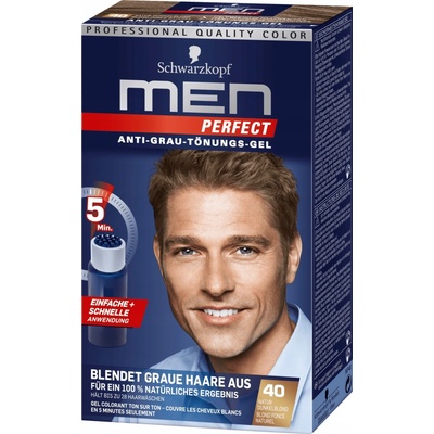 Schwarzkopf Men Perfect 30 Středně Plavý odstraňovač šedin