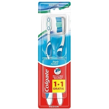 Colgate Четки за зъби Colgate Triple Action, Medium 1+1 (576587699087)