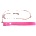 Rouge Leather Leash Pink
