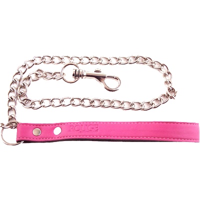 ROUGE Leather Leash Pink