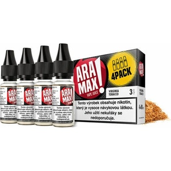 Aramax virginia tobacco 4 x 10 ml 12 mg