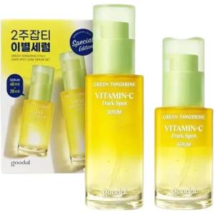 Goodal Green Tangerine Vita C Dark Spot Care Serum Set - Изсветляващ серум против пигментни петна 40мл + 20мл