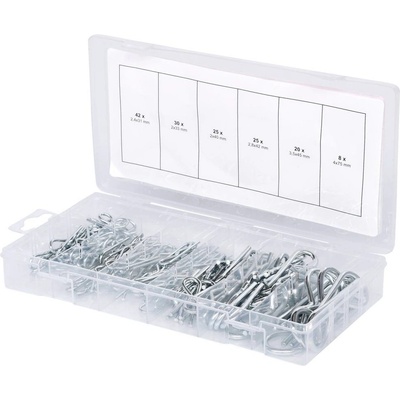 KS Tools Sada pružinových závlaček, 1,8 x 33 - 3,9 x 75, 150 ks 1 ks