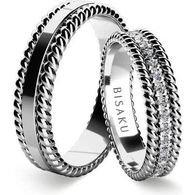 Bisaku Snubní Trella BIS B3295815WG Stříbrná