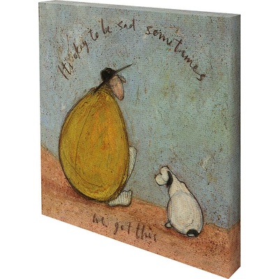 Obraz na plátne Sam Toft - We Got This, 2 - 30×30 cm