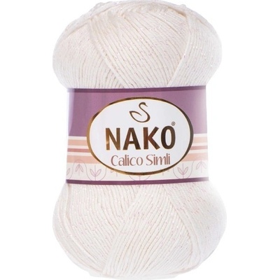 Nako Pletací příze Calico Simli 3782 - ecru