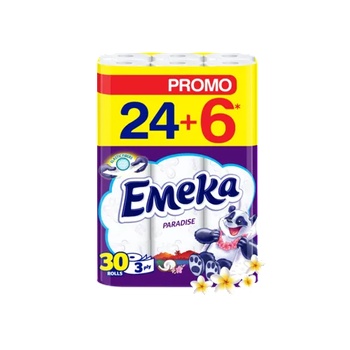 Image 1 of Emeka тоалетна хартия Paradise 24+6бр (е-09-3)