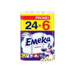 Emeka тоалетна хартия Paradise 24+6бр (е-09-3)
