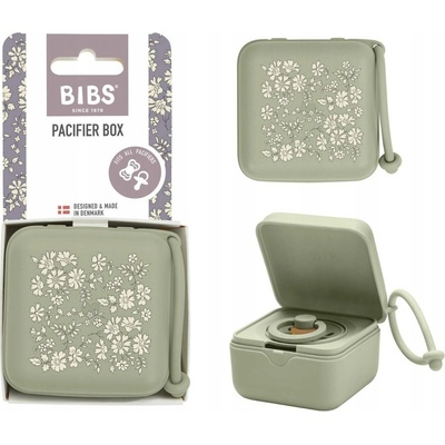 Bibs x Liberty krabička na dudlíky Sage
