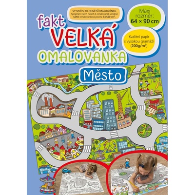 Baloušek Tisk Fakt velká omalovánka Město