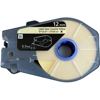 Canon TM-LTC12Y, 12mm x 30m, Жълт оригинална лента (TMLTC12Y)