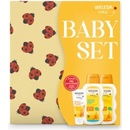 Weleda Nechtíkový dojčenský set kúpeľ 200 ml + olej 200 ml + krém 75 ml + darček - plienka darčeková sada