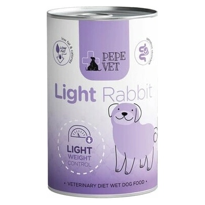 Paka Zwierzaka Pepe Vet Light Rabbit 400 g