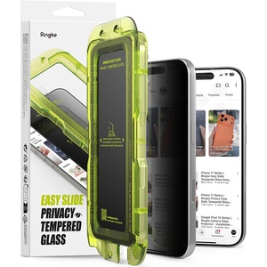 Ringke Стъклен протектор за iPhone 18 Pro - Easy Slide Tempered Glass (2 pack) - Ringke - Privacy
