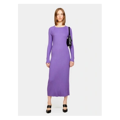 Sisley Плетена рокля 1B7YMV00M Виолетов Slim Fit (1B7YMV00M)