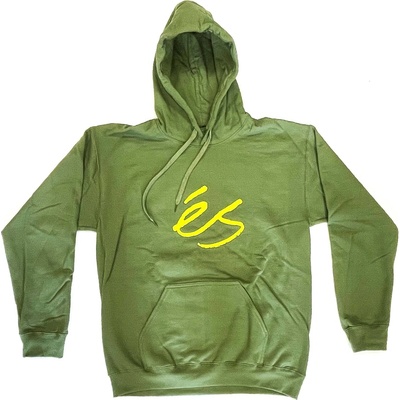 És Script Hoodie Military Green