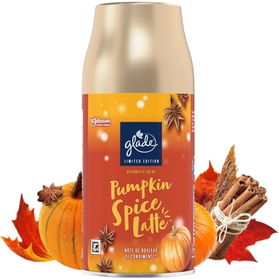 Glade Automatic Spray náplň do elektrického difuzéru Pumpkin Spice Latte (Dýňové kořeněné latte), 269 ml