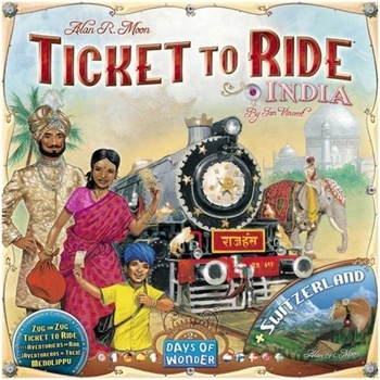 Days of Wonder Ticket to Ride: India and Switzerland
