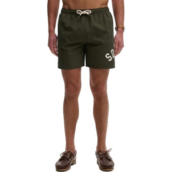 Superdry Бански гащета Superdry Printed Logo 16 swimming shorts - Green (Surplus Goods Olive Green)