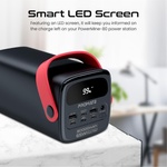 Promate Външна батерия ProMate POWERMINE-80, 65W, 80000mAh, SuperPower - Черна (6959144063294)