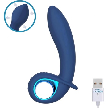 INTOYOU Palha - акумулаторен, надуваем вибратор (син)