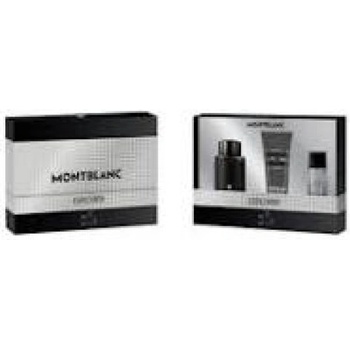 Mont Blanc Explorer - Подаръчен комплект за мъже: 100мл парфюм + 15 мл парфюм + 100 мл душ гел