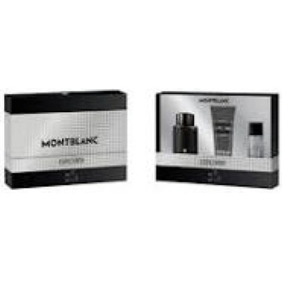 Mont Blanc Explorer - Подаръчен комплект за мъже: 100мл парфюм + 15 мл парфюм + 100 мл душ гел