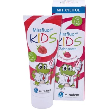 Miradent Детска паста за зъби Miraflour Kids, 75 ml