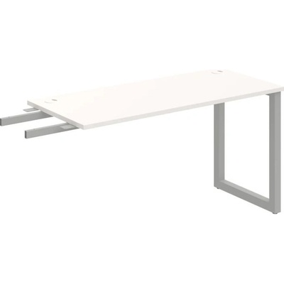 OFFICE PRO s.r.o. HOBIS prídavný stôl do uhla - UE O 1400 RU, hĺbka 60 cm, biela