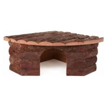 Trixie Jesper Dřevěný dům rohový pro králíka 42 x 15 x 30 cm