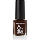 Dermacol lak na nechty 5 Day Stay 57 Chocolate 11 ml