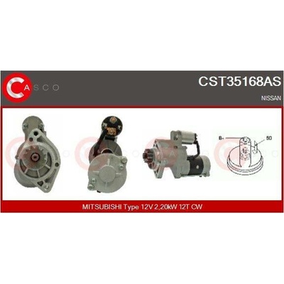 Startér CASCO CST35168AS