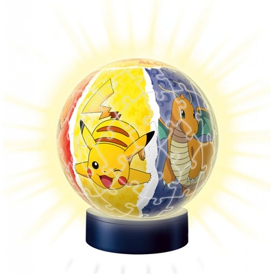 Ravensburger 3D PuzzleBall svítící Pokemon 72ks