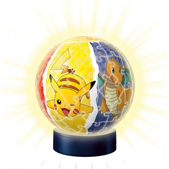 Ravensburger 3D PuzzleBall svítící Pokemon 72ks