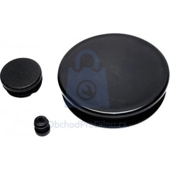 Záslepka plastová vnitřní, PE kulatá 50,8 (pro trubky se stěnou 1,2-3), balení 1 ks