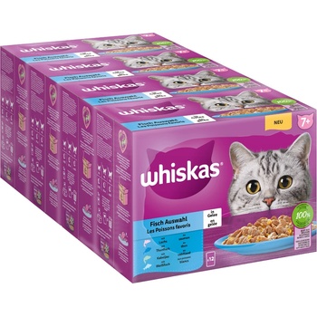 Whiskas Senior 7+ rybí výběr v želé 96 x 85 g