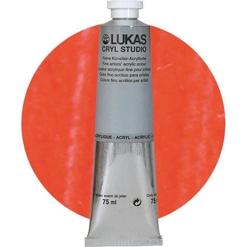 LUKAS Cryl Studio АКРИЛНА боя Fluorescent Signal Red 75 ml 1 бр (46030010)