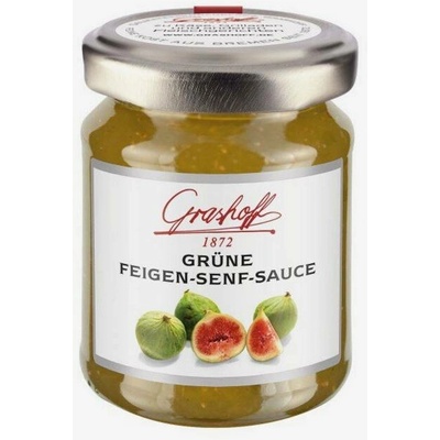 Grashoff Omáčka ze zelených fíků a hořčičných semínek sklo 125 ml