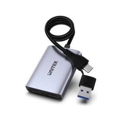 Unitek USB/C/A to 2x HDMI MST FullHD Adapter