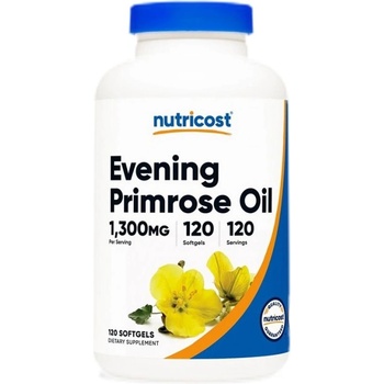 Image 1 of Nutricost Evening Primrose OIl 1300 mg [120 Гел капсули]