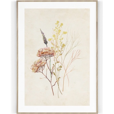 Plakát / Obraz Flowers Pololesklý saténový papír A4 - 21 x 29,7 cm