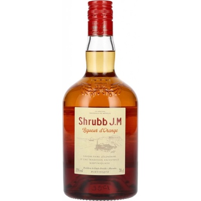 J.M Rhum Shrubb liquer d Orange 35% 0,7 l (holá láhev)