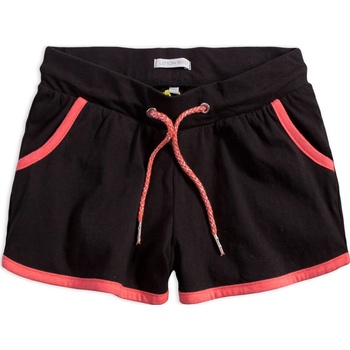 Lemon BERET Dívčí šortky z BAVLNY TEENS černé