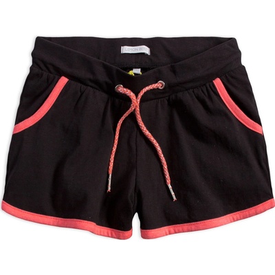 Lemon BERET Dívčí šortky z BAVLNY TEENS černé