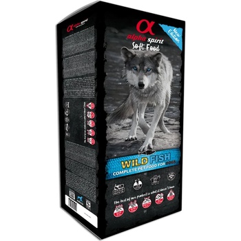 Alpha Spirit Complete Soft Dog Food - Wild Fish 9кг