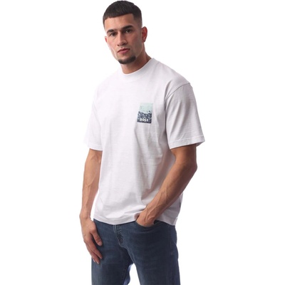 Boss Тениска Boss Men's Te Numbers T-Shirt - Natural